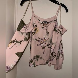 Pink floral top
